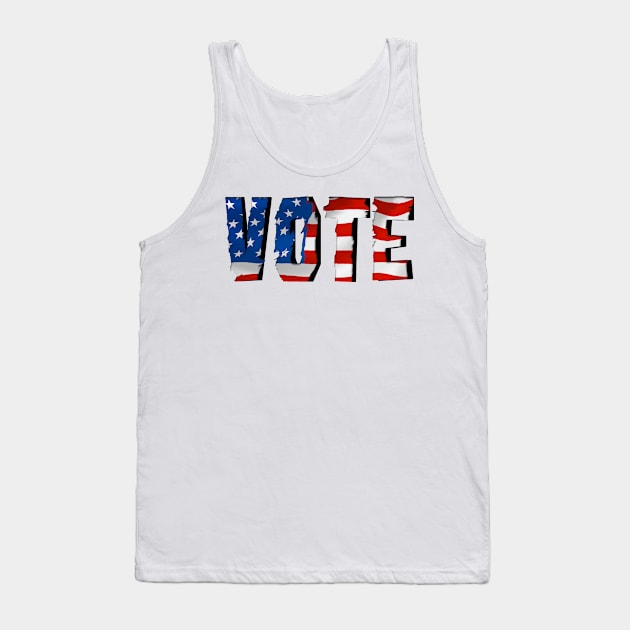 Vote Tank Top by stefy